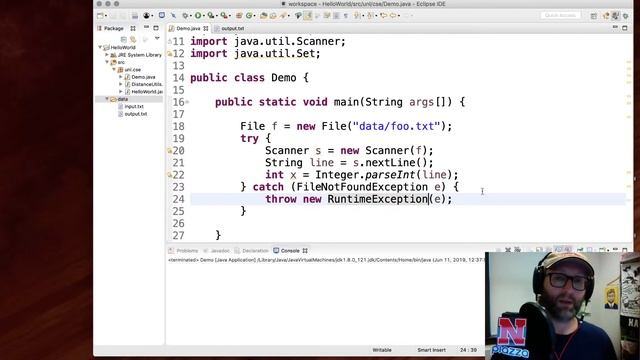 1.9 - Quick Intro to Java - Error Handling смотреть онлайн