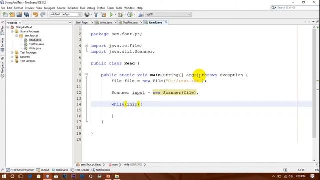 How to read text from a file using java programming смотреть онлайн