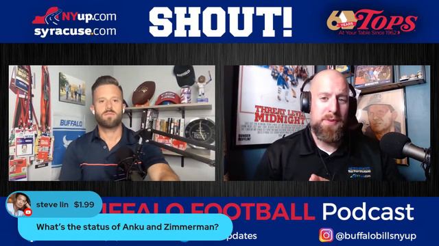 Ed Oliver in DANGER of missing Titans game + Who are biggest threats to Bills in AFC? смотреть онлайн