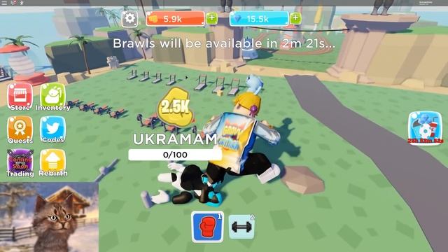 How I Became the BIGGEST Player Ever in Roblox Gym Simulator смотреть онлайн