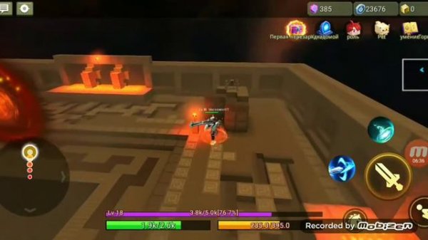 Играем в блок мен го в игру Blocky Dungeons