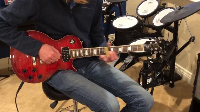 Jack Henry jammin' on Epiphone Les Paul Classic 2.MOV смотреть онлайн