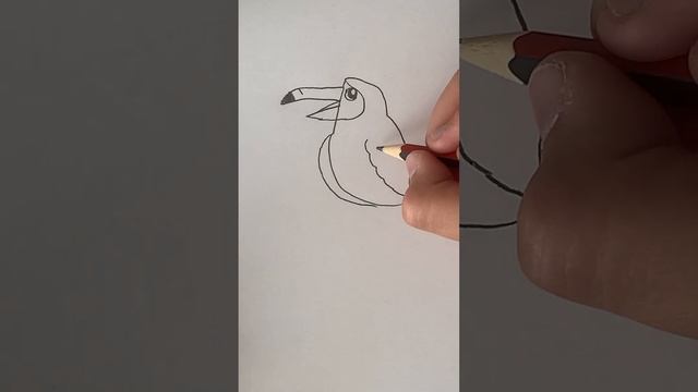 Рисуем Тукана из цифр 7. Let’s draw a toucan. #какнарисовать #howtodraw #дляначинающих смотреть онлайн