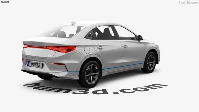 BYD E3 2020 3D model by Hum3D.com смотреть онлайн