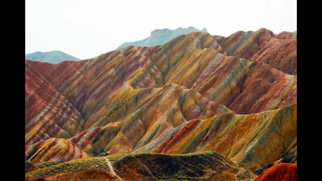 Разноцветные скалы Чжанъе Данься, Китай (Zhangye Danxia Geopark China) 张掖丹霞国家地质公园 смотреть онлайн