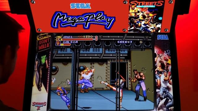 Streets of Rage 2 (Sega Mega Play) Arcade Cabinet MAME Playthrough w/ Hypermarquee смотреть онлайн