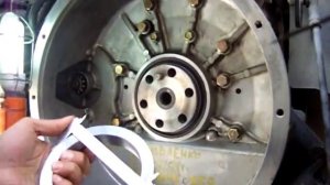 Замена коренного сальника с металлической обоймой, двигатель FE6  Часть 3 из 3