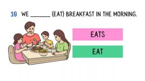 Present Simple Tense | Simple Sentence | Quiz for kids