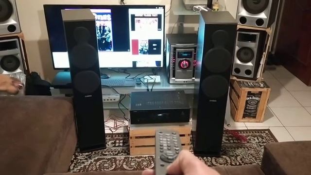 SONY GENEZY MHC-GNX88 & YAMAHA RS-202BL + NS-F150 смотреть онлайн