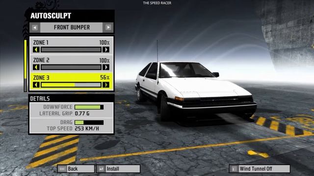 Need For Speed ProStreet - Toyota Corolla GTS (AE86) Drift - Customization