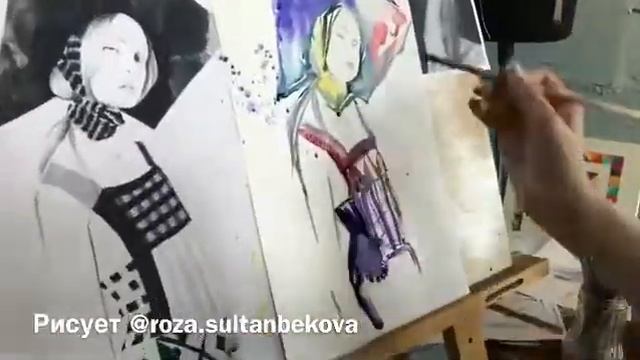 Курс "Fashion-иллюстрация" смотреть онлайн