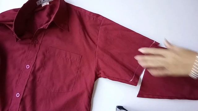 Как на рубашке перешить рукава из длинных в короткие смотреть онлайн