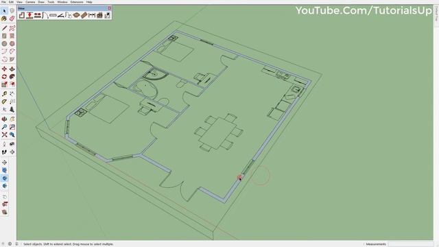 How To Use Dibac in SketchUp - Floor plan to 3d смотреть онлайн