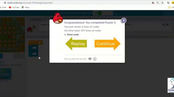 Code.org - Course B-lesson1-3-Exercise (1-7)