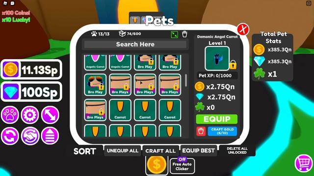 Х100000 УДАЧИ В НОВОМ СИМУЛЯТОРЕ ЖВАЧКИ В РОБЛОКС! PET REALMS X ROBLOX смотреть онлайн