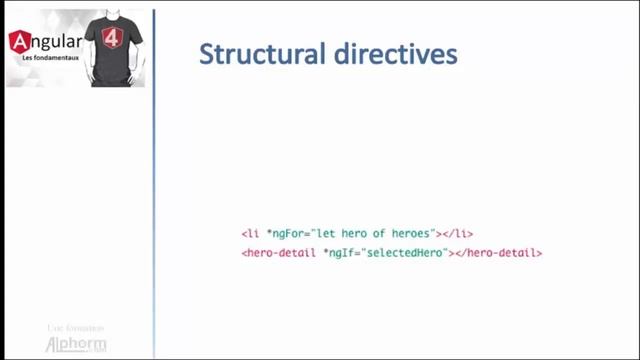 Formation Angular 4 : Les fondamentaux | Les Directives смотреть онлайн