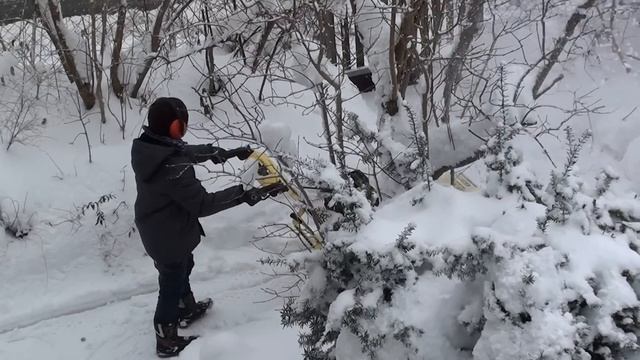 Schneefräse/Snowblower Kärcher STH 5.56 in action смотреть онлайн