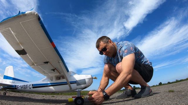 РУ самолет Цессна и цветные дымовые шашки | RC aeroplane Cessna | FPV | Аэродром Подгородное смотреть онлайн