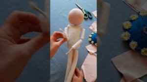 Кукла тростевая для кукольного театра своими руками. Мастер класс.