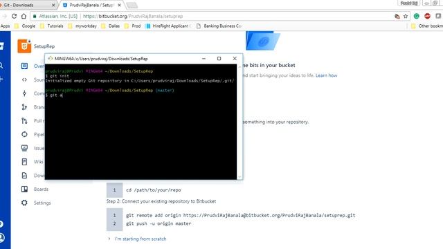 How to Upload files and folders into BitBucket Repository смотреть онлайн