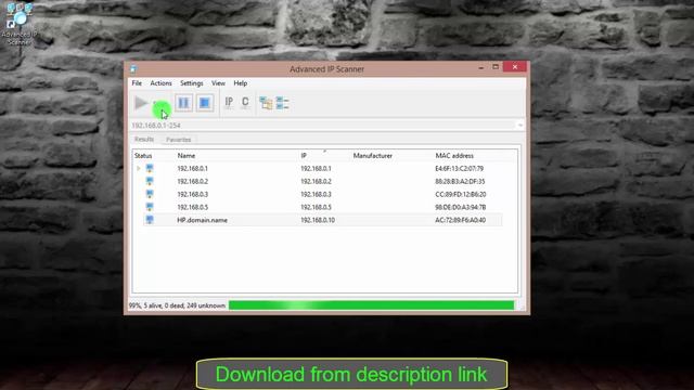 Advanced IP Scanner 2.4.3021 смотреть онлайн