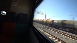 Крым. Дорога из Керчи в Ялту. Обзор Дизель поезда РА-3 Керчь-Феодосия. Полный Трэш в Ялте.