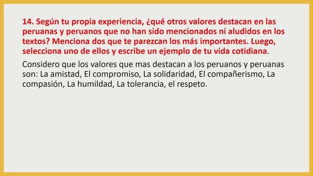 FICHA 1- CUADERNO DE TRABAJO COMPRENSIÓN LECTORA 2DO SEC- LOS VALORES DEL PERÚ- RESUELTO смотреть онлайн