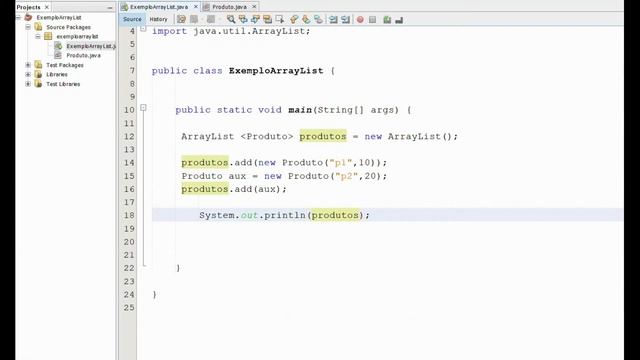 Java - ArrayList com Objetos смотреть онлайн