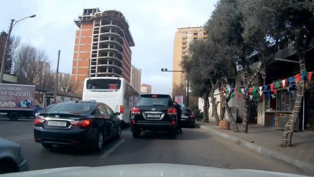 Баку улица Джавад Хана по дороге в наш Бакинский хутор смотреть онлайн