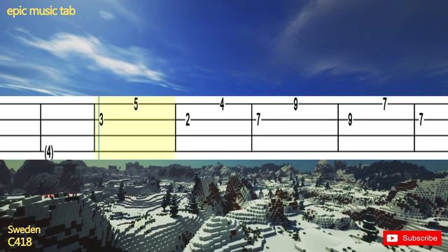 MINECRAFT (Ukulele Tutorial) SWEDEN - C418 - Learn how to play Ukulele songs + COVER + TAB смотреть онлайн