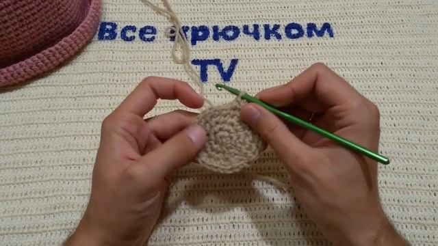Шляпка крючком с полями Crochet hat Все крючком TV смотреть онлайн
