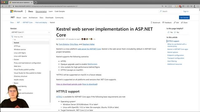 ASP.NET Core API: 03. Program cs oraz Kestrel смотреть онлайн
