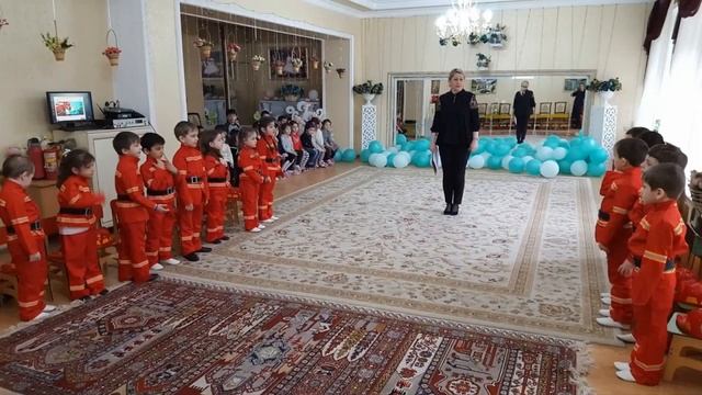 Мероприятие по пожарной безопасности "Юный пожарный" в старшей группе. смотреть онлайн