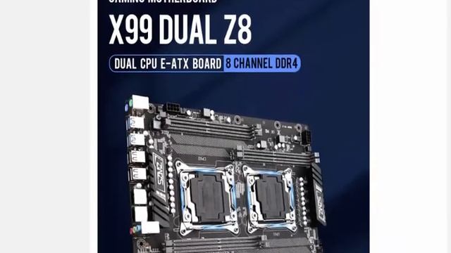Комплект материнской платы SZMZ X99, LGA 2011 V3, 2 шт смотреть онлайн