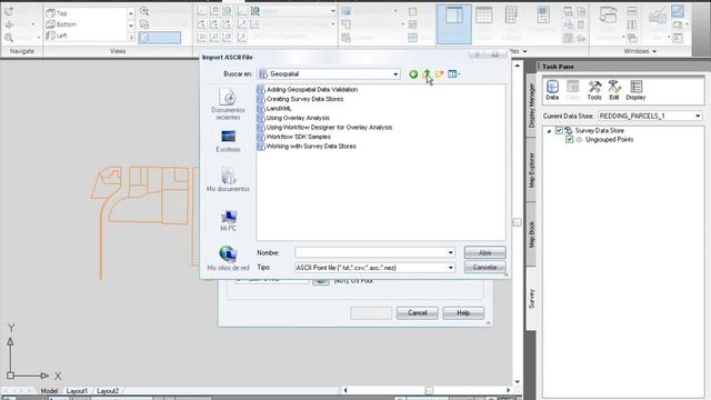 Import ASCII con autocad map 2010, tecnoglobal Chile смотреть онлайн