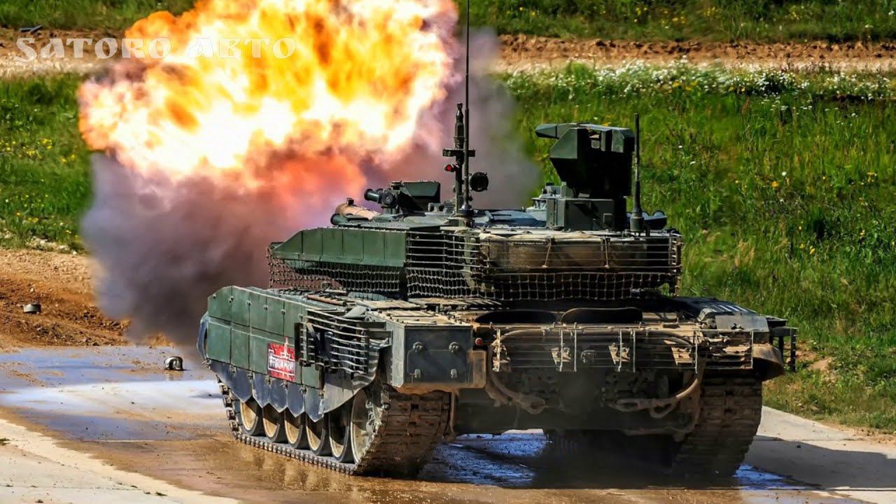 Для чего танку Т-90М дополнительный двигатель на корме? смотреть онлайн