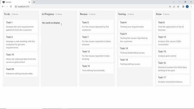 Getting Started with the Angular Kanban Component смотреть онлайн