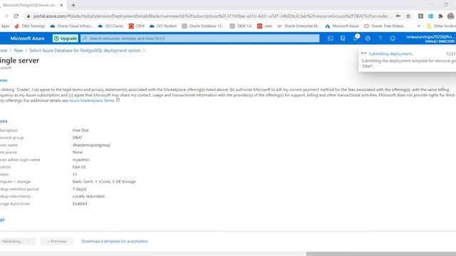 PostgreSQL on Azure Platform смотреть онлайн