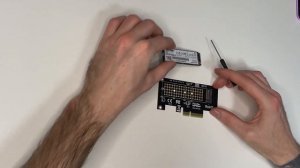 Инструкция по установке Адаптер NVMe для SSD m.2 в слот PCI-e x4, 4.0
