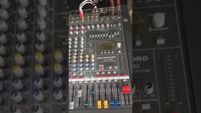 test Mixer Dynacord CMS1000 смотреть онлайн
