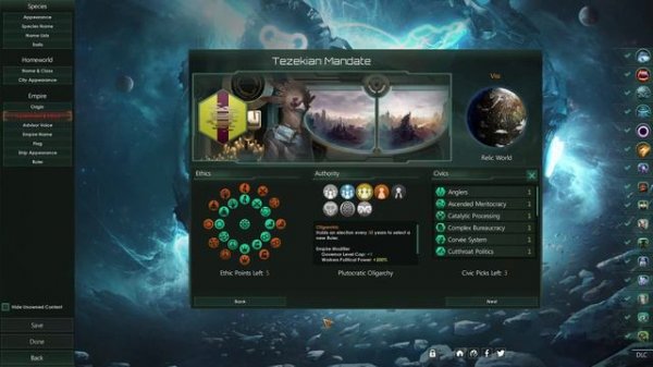 Stellaris 3.6 Ethics and Civics Classics Mod Overview