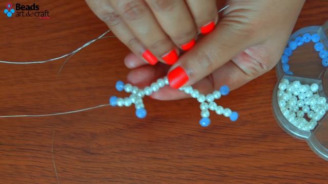Beaded snowflake ornament |Christmas ornaments |Christmas Decorations ideas|Beads art\vineeta mishr смотреть онлайн