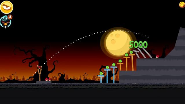 Angry Birds Seasons Trick Or Treat 1-2 Walkthrough 3 Star смотреть онлайн