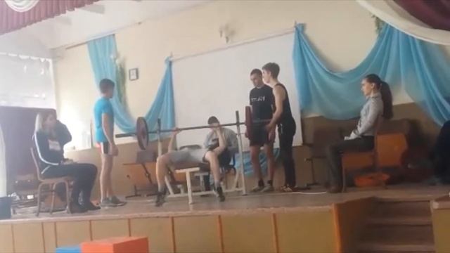 Жим лёжа, 75 кг Унтура Александр || MW 1 смотреть онлайн