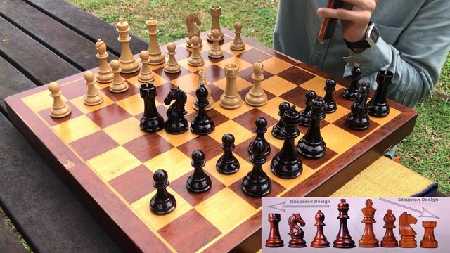 I Bought My First Chess Set! - Garry Kasparov Chess Set Review 4.25" King смотреть онлайн