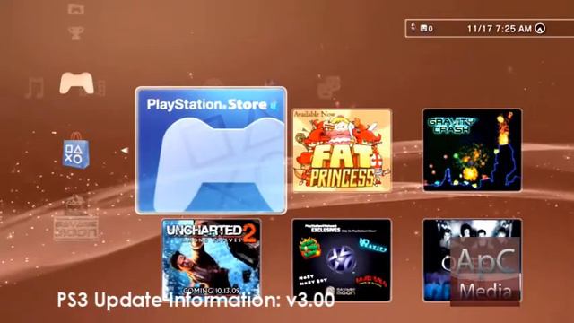 PS3 Firmware update 3.00 смотреть онлайн