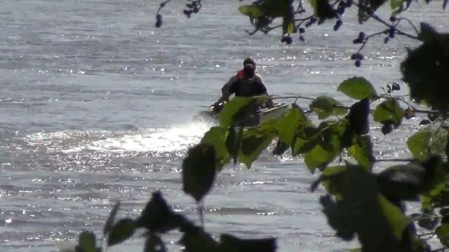 Испытания самодельного водомета. река Амгунь, (лодочная) 2 смотреть онлайн