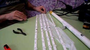 Ремонт подсветки телевизора "Samsung", сгорела LED подсветка