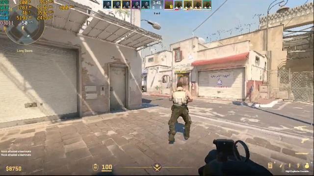 Counter Strike 2 beta on GeForce GT 710: Performance Analysis (competitive with bots) смотреть онлайн