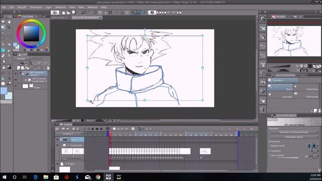 【CLIP STUDIO PAINT】 camera movement tutorial смотреть онлайн